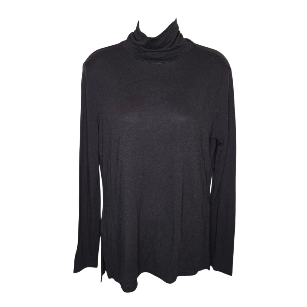 Athleta Threadlight Layering Turtleneck Tunic – Black, Size XS